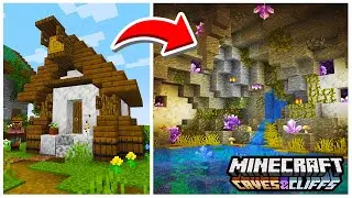 Minecraft 1.17 Caves & Cliffs - Build Designs and Ideas!