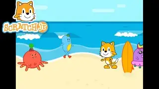 Beach Day with Scratch Junior Characters | Scratch Junior Animation