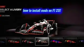 How to install MODS on F1 23!!
