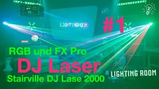 DJ LASER RGB - Stairville DJ Lase RGB Pro Advanced 2000