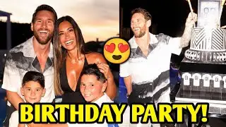 Lionel Messi Birthday Party | Messi Birthday Celebration With Kids 😍 Messi News