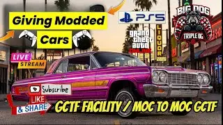 Road To 5K / Giving Modded Cars GCTF / #PS5 #GAMING #gta5 #gctf