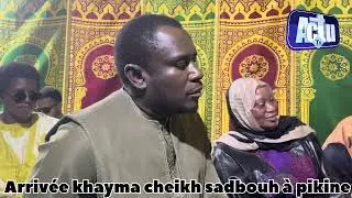 Arrivée khayma du khalif general des khadres cheikh sadbouh malaini à pikine