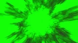 Flame shockwave effect green screen.
