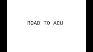 Road to ACU #2  80% - 100% (Jump from deadlocked)