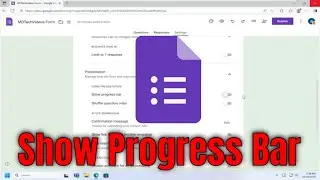 How To Show Progress Bar on Google Form [Guide]
