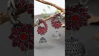 Oxidised Earrings Design collection 💗 Party wear Earrings#ytShorts#Shorts #OxidisedEarrings