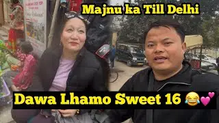 Last Day in Delhi 😥❤️| Dawa Lhamo 💖 | MAjnu ka tilla |  #tibetanvlogger 