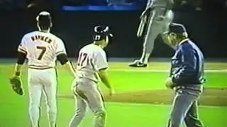 Marty Barrett's Amazing Slide Fools Billy Ripken! 