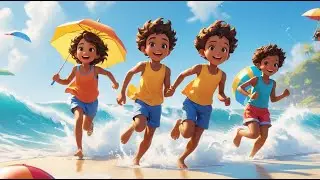 “Vamos a la Playa | Canción Educativa y Alegre para Niños 🏄‍♂️🎶”
