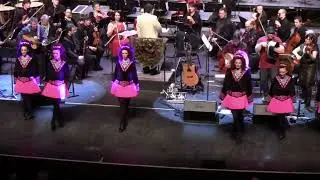 Playing with Saskatoon Symphony and the River City School of Irish Dance