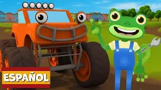 Canci&oacute;n de Max el cami&oacute;n monstruo | Garaje de Gecko | Carros para ni&ntilde;os | V&iacute;deos educativos