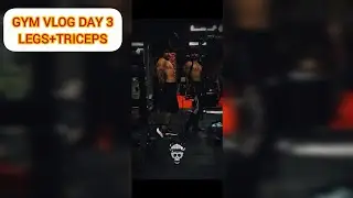 GYM VLOG DAY 3                                                #gymvlogs #mensfitness #fitnessjourney