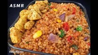 ASMR Ngemil Nasi Goreng 🍚 • Makan Pelan & Cerita Santai (Full Whisper)