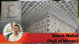 Sheesh Mahal (Hall of Mirrors) of the Amber (Amer) Palace / Fort in Jaipur, India