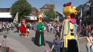 Sinksenstoet Nevele de volledige optocht van Nevele thema sprookjes op 28 mei 2023