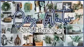 ❄ COZY WINTER HOME TOUR 2024 | FARMHOUSE DECOR IDEAS AND INSPIRATION | AFTER CHRISTMAS DECORATING