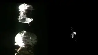 Progress M-UM undocking and departure