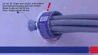 Nullifire FP170 Brandmanchet + FS702 - Brandwerend afdichten van een bundel losse kabels