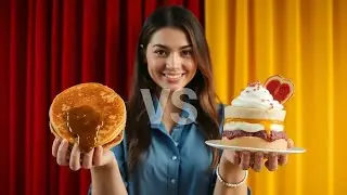 The Battle Of Decadent Desserts Vs. Healthy Snacks: What's Your Weakness?#shorts #dessert