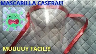 Careta casera  #StayHome  #cuarentena #diy #comohacer