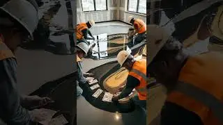 Currency & Coin Vault Floor (Office  Lounge)  #epoxyfloor #renovation #diycrafts #aestheticshorts