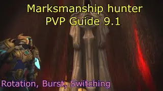 Shadowlands 9.1 Marksmanship Hunter Guide - How to play MM in arena - Rotation, Burst, Baits - Part1