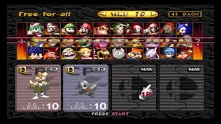 Smash Remix: Fox McCloud Vs Wolf O' Donnell (Level 10 CPU Battle!)
