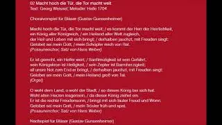 Macht hoch die T&uuml;r