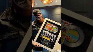 Unboxing my Billboard number 1 plaque #music #newmusic #singer #songwriter #Award #billboardchart