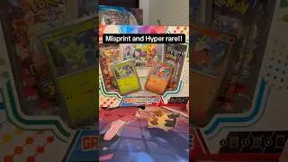 Misprint and Hyper Rare! #pokemon #fyp #foryoupage #pokemontiktok #rare #like #follow #surgingsparks