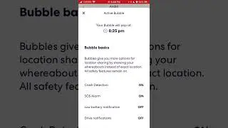 Life360 Active Bubble - what does it mean? How to use Bubble feature