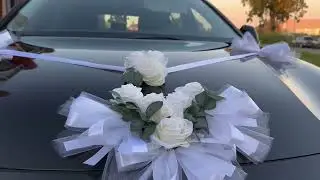 LUXE TROUWAUTO DECORATIE: GLORIA