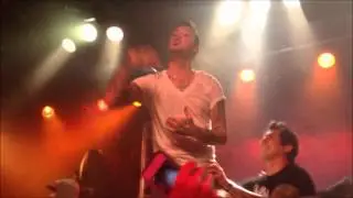 Sleeping With Sirens Pranks Pierce The Veil in San Francisco on CWTS Tour 11/20/12