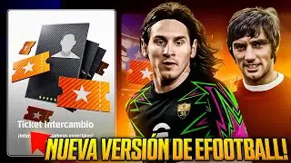  🚨Filtran Nueva Version de eFootball Con Tickets de Intercambio🤯🔄HAY FECHA?🤔 +Nuevo Gameplay 3D📲