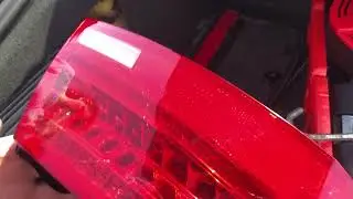 Очиститель стекол Autofinesse уничтожает задний фонарь Audi A5