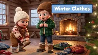 Learning Winter Clothes ❄️ | Kids & Baby Educational Video