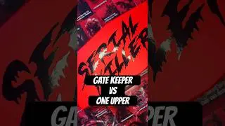 Gate Keeper vs One Upper #horror #horrorgame #horrorgamer #serialkiller #cardgame #gamenight #party