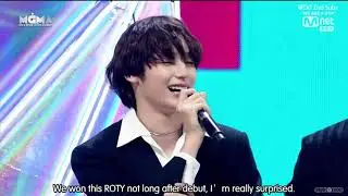 (Eng Sub) TXT win ROTY on MGMA 2019 acceptance speech