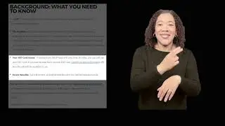 ASL Interpretation: Background on SNAP Benefits Alert for November 2025