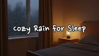 🌙 Cozy Bedroom Rain by the Window 🌧️ Night Rain Sounds for Deep Sleep (10 Hours)