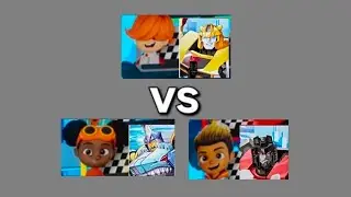 The melody turns the race. Bumblebee vs Skybyte Starscream #TransformersCyberWorld 