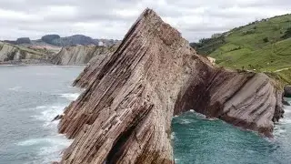 Flysch Zumaia Dji Mini 4k