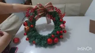 COMO FAZER SUA GUIRLANDA DE NATAL, USANDO ARAMADO .