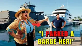 HOA karen tried reserving my dock for her yacht i park a barge there instead