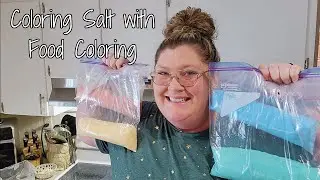 Coloring Salt with Food Coloring