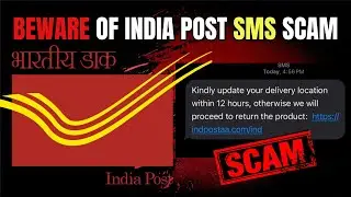PROFESSOR LOSES Rs.1.29 Lacs to FAKE INDIA POST SMS Scam!