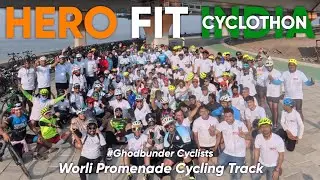 Hero Fit India Cyclothon Worli Promenade Cycling Track Sundays on Cycle GCC @maheshdabholkarvlog