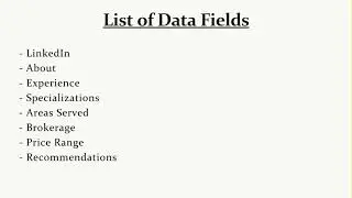 Data Scraping from Ziprealty