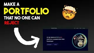 Craft an IRRESISTIBLE Portfolio Website to Land Your DREAM Job | WITH Source Code